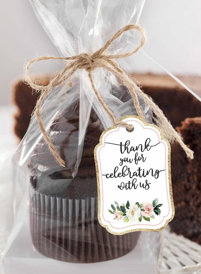 Inkdotpot بطاقات شكر لحفل استقبال المولودة من إنكدوتبوت - بطاقات هدايا ورقية معلقة، بتصميم يونيكورن، مجموعة حفلات استقبال المولودة - عبوة من 50 بطاقة - Image 3